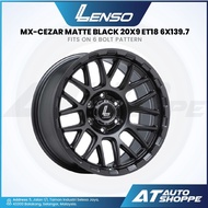 Lenso MX-Cezar Matte Black 20x9 ET18 6x139.7 (1 Piece) Rims 4x4
