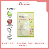 Zippy Silicone Baby Pacifier Age 3+ Months Silicone Pacifier Ultra Soft ZIP-OK-065