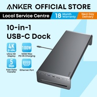 Anker 10 in 1 USB C Hub (Monitor Stand) 100W PD, 4K HDMI, Ethernet, USB C USB A 3.0 USB C Hub A8376