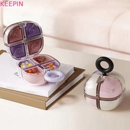 KEEPIN Magnetic Cube Pill Organizer, Magnetic Moisture-Proof Magnetic Cube Pill Box, Pill Storage Bo