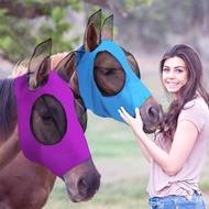 Best-selling horse mask multi-color fly anti-mosquito for horses face cover hat KEG9