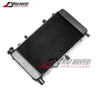 Motorcycle aluminum Cooling Water Tank Radiator Cooler For Yamaha FZ600 FZ6 FZ6N FZ6S 2004-2010