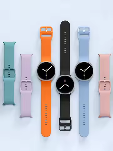Sport Silicone band For Samsung Galaxy Watch 8 classic 46mm Accessories correa pulseira Bracelet Gal