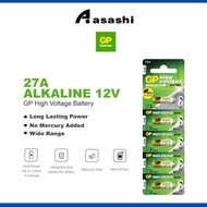 GP Battery Super Alkaline 12V 27A A27 MN27 (C5 – Card of 5)