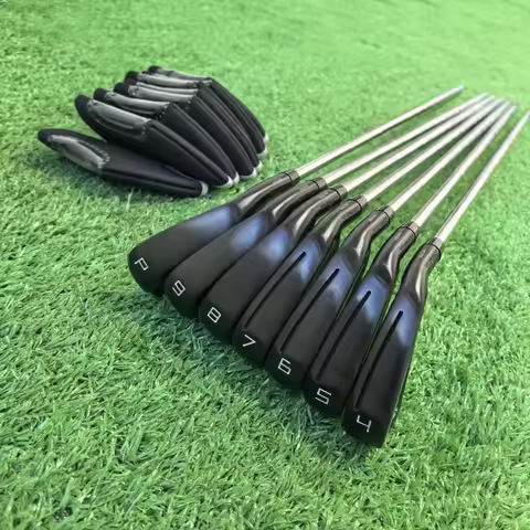 Men's 2024New 790 Golf Clubs black P790 Golf Irons Fourth generation 7pcs 4-9P R/S/SR Flex Steel/Gra