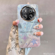 เคส Honor X9C 5G เคส Honor X9B X9A X9C Smart เคสโทรศัพท์แบบแข็งลายดาวสีดาวแวววาว