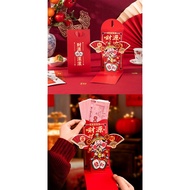 Money Rolling In The 3D Three-Dimensional New Year Red Envelope Bag 1 Item Horse Creative Year's Eve