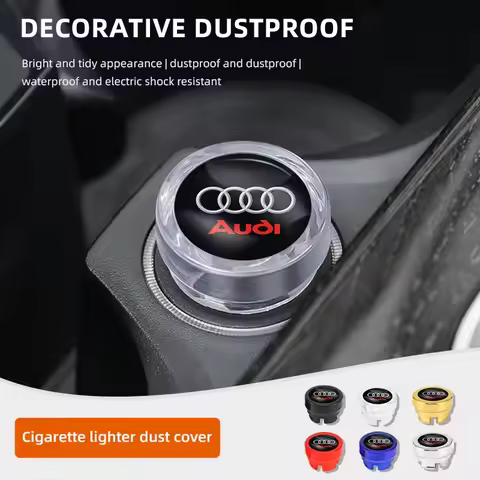Car Cigarette Lighter Dust Cap Interior Accessories For Audi A1 A2 A3 A4 A5 A6 A7 A8 Q1 Q2 Q3 Q4 Q5 
