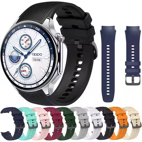 Soft Silicone Strap For Oneplus Watch 2R/3/2 Replacement Bracelet Correa For OPPO Watch X/X2 Realme 