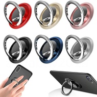 Ring Carrier Universal Finger Ring Holder Stand Grip 360 Degree Rotating for IPhone Android Mobile Phone Car Magnetic Mount Phone Back Sticker Pad Bracket