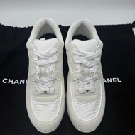 CHANEL香奈兒 系帶運動休閒鞋 白色 超級經典的款式 37碼