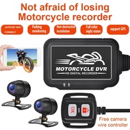 WIFI GPS Dual Motorcycle DVR 1080P Action Camera Recorder Front &amp; Rearview Waterproof Motorcycle Dash Cam Black Night Vision Box