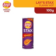 Lays Stax Flamin' Hot 100g / Lays Stax Kerepek Kentang Perisa Flamin' Hot 100g