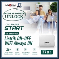TERBAIK! Advan Cpe Modem Router Modem 4G Wifi UNLOCK ALL OPERATOR /