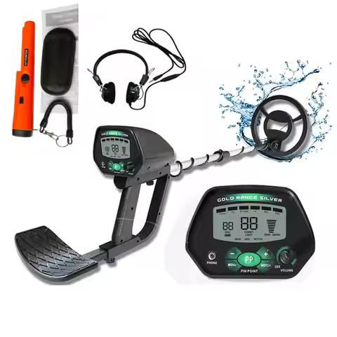 Metal Detector MD4090 Underground Treasure Hunter Finder Accurate Target Pinpointing Hunt Gold notch