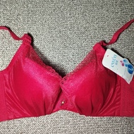 MERAH [NEW] EWEN RED PREMIUM LACE BRA 34/75B
