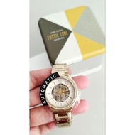 Original and Brand New Fossil Eevie Automatic Gold-Tone Stainless Steel Watch