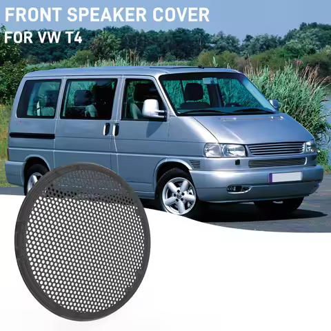 2/4PCS Bus Speaker Cladding Cover Dust Cover Black Silvery Multivan For VW T4 703035793C