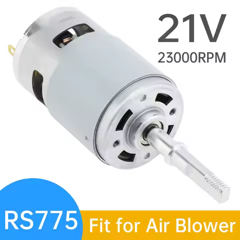 RS775 DC Motor 21V 23000RPM Air Blower Motor Universal Replaces Part for Snow Blower Hair Dryer Powe