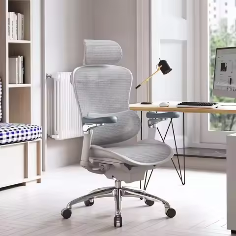 【Best-selling】SIHOO C300 Comfortable Soft Chair 6D Bionic Joint Armrest Adjustable Lumbar Pillow Erg