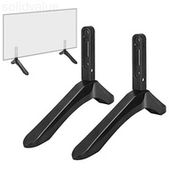 Steel TV base for LCD Pedestal Screen Stand Home Universal Monitor Riser for 32 to 65 inches solidvalue