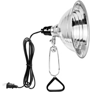 Simple Deluxe Clamp Lamp Light with 8.5 Inch Adjustable Aluminum Reflector and 6 Feet Cord, up to 15