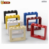 Compatible with Lego 6556 1x4x3 Window Frame Double Open Cabinet Window High-Quality Parts MOC Toys 