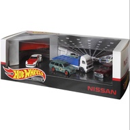 Hotwheels Premium Nissan Garage Set Diorama