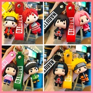 Cartoon Cartoon Naruto Keychain Naruto Gaara Keyring Claw Machine Charm Girl Cute Bag Pendant Car Si