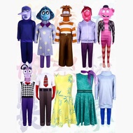 Movie Anime 4 0F Inside Out Joy Cospaly Costume Anger Fear Cos Outfits For Adult Kids Halloween S