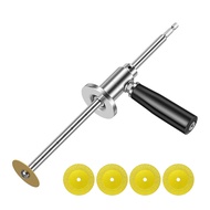 PVC Pipe Cutter with 5 Replacement Saw Blades Ergonomic Handle Adjustable Cutting Depth Stainless St