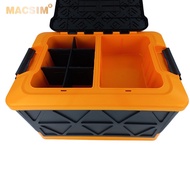 50L 2-compartment collapsible storage box, size 50cm x 34cm x 31cm - Macsim brand car trunk storage 