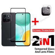2IN1 9H Hardness Clear Film for Honor X6C 4G Screen Protector Tempered Glass Back for Honor X6 C X 6