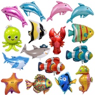 1Pcs Shark Sea Animal Foil Balloon Seahorse Foil Balloons for Kids Birthday Wedding Party Decor Baby Shower Supplies Globos