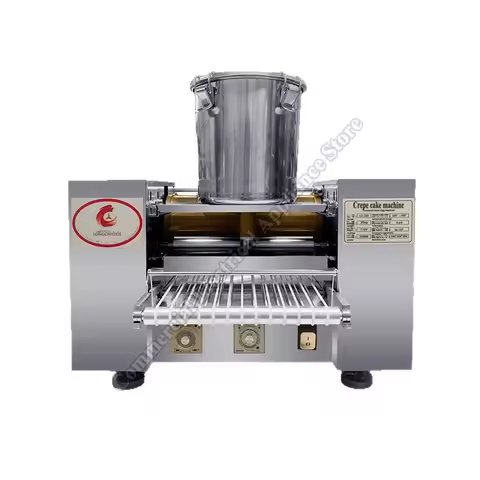 Fully Automatic Crepe Cake Machine 0.4~1.2mm Commercial Pancakes Egg Crepes Multi-functional Matcha 