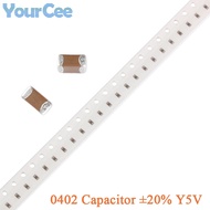 【】 100pcs 0402 Smd 20% Y5v 82nf 20nf 15nf 1uf 100nf 47nf 22nf