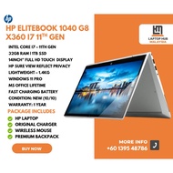 HP EliteBook1040 G8 x360 Touch n Flip | Intel i7 11th Gen | 32GB RAM|1TB SSD | 1 Years Warranty