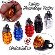 Bom Alloy Penutup Tayar Motor Car Motorcycle Bike Tyre Air Cap Valve Tube Angin Tire Rim Wheel Lock 