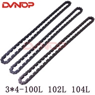 Motorcycle Camshaft Cam Timing Chain 3*4-102L & 3*4-100L 3*4-104L For Zongshen CB200 CB 200 CB250 20