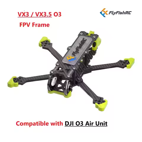 FlyFishRC Volador VX3 VX3.5 3-inch 3.5-inch frame compatible with O3 O4 air unit FPV RC freestyle fo