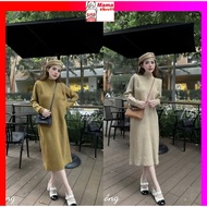 Designer Wool Maternity Dress. Guangzhou Maternity Dress CNY Long Sleeve Straight Warm Thick Wool HN