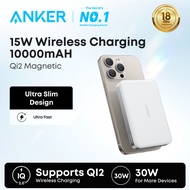 Anker MagGo Qi2 10,000mAh Power Bank Ultra-Slim Magnetic Battery Pack 15W Ultra-Fast Portable Charge