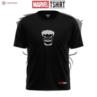 Tshirt Hulk Face | Tshirt Super Heroes | Microfiber quick-dry | Reflective print