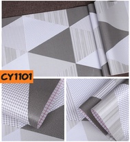 BAYAR DI TEMPAT !!! WALLPAPER STIKER BEST SELLER TERUMRAH! 45CM X 1M - STIKER DINDING COD CY1082 CY1