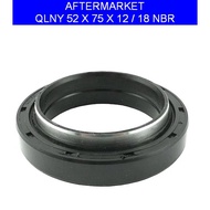 Aftermarket Oil Seal - QLNY 52x75x12/18 NBR ( 52 x 75 x 12 / 18 ) Yanmar / Kubota / Rear Axle / AQ29