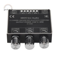 XY-E30H 2.1 Channel  5.1 Audio Power Amplifier Board Module High and Low 15Wx2+30W Subwoofer Amplifi