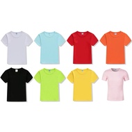 T shirt plain kids 100% fabric unisex baju kosong kanak kanak baju t shirt budak lelaki budak peremp