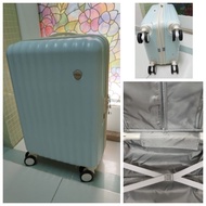 Fashion 21吋天空藍安全鎖萬向輪行李箱旅行箱喼18kg tiffany blue all direction wheels travel luggage suitcase
