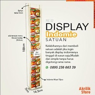 akrilik rak indomie / akrilik tempat mie / box indomie / rak / rak mie