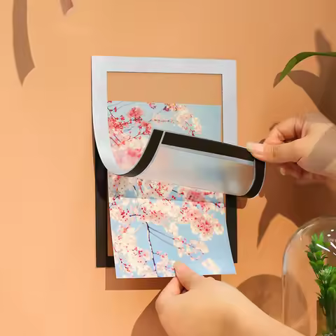 A3/A4 Magnetic Picture Frames Wall Kpop Photocard Holder Display Decor For Wall Window Office Advert